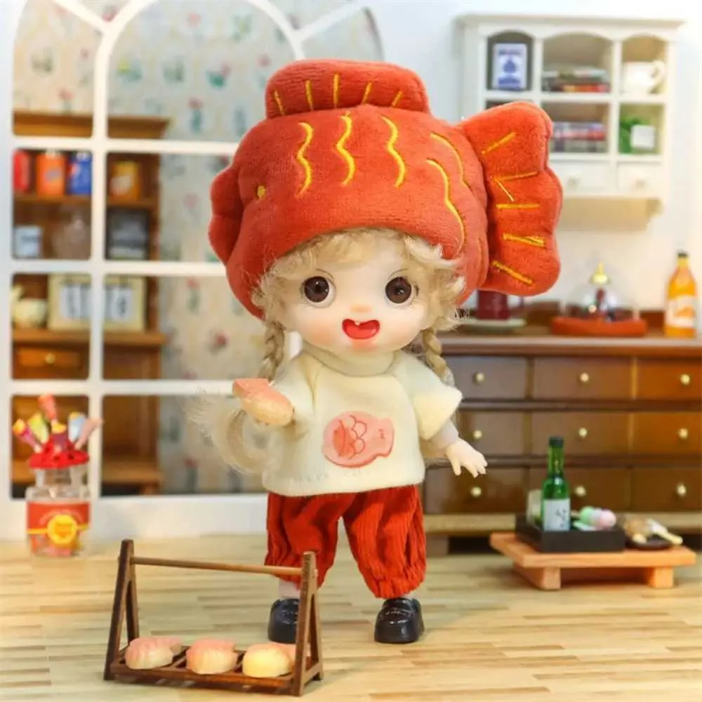 Adjustable 14CM Obitsu Corn Husk Dolls With Movable Joints