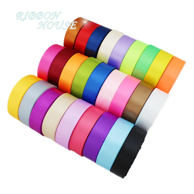 1 Inch 25mm Single Face Satin Ribbon, 25 Yards Roll, Gift, Christmas ...