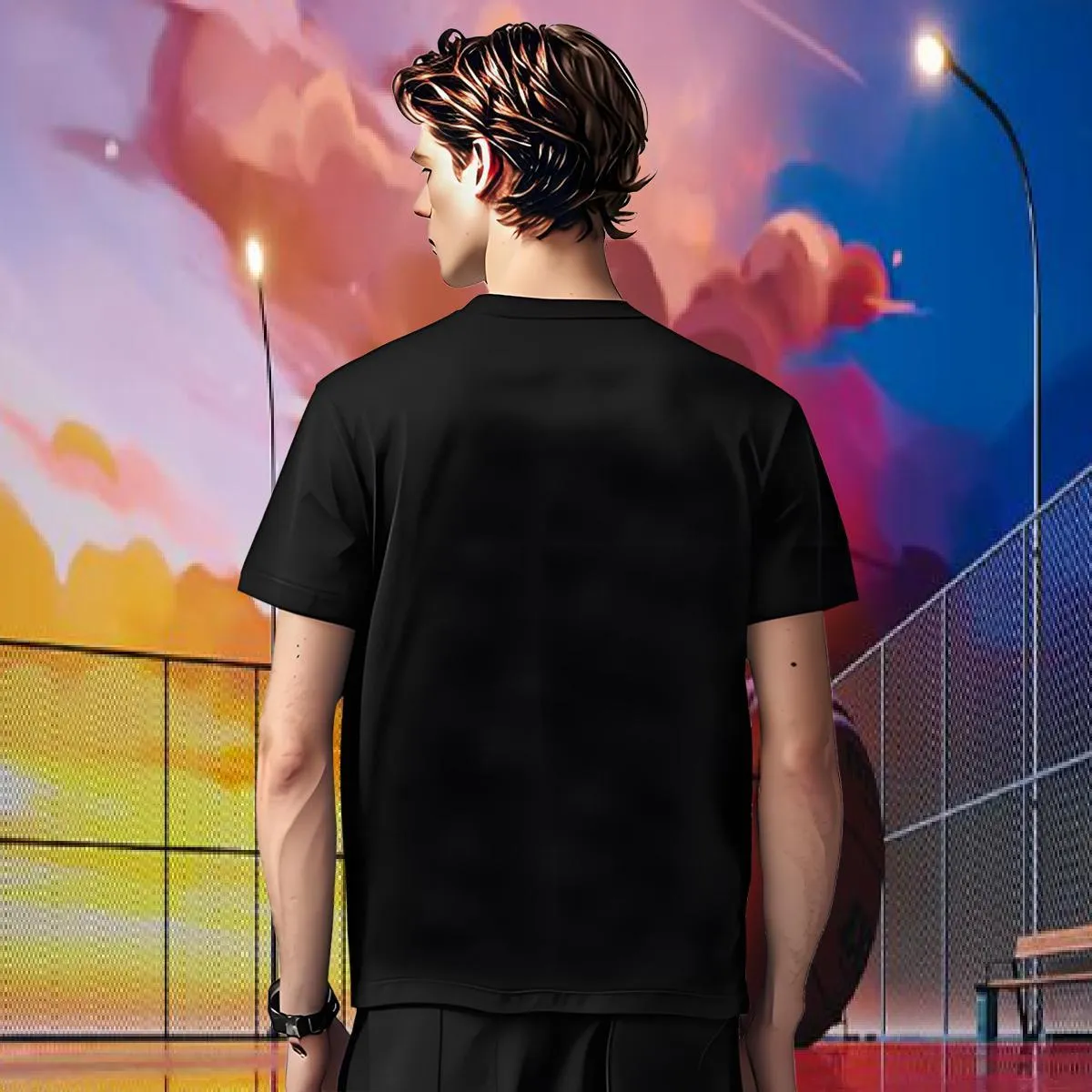 New Arrival Mens T Shirts 230g Cotton Halloween Home Outdoor Tops