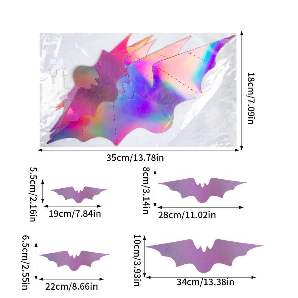 Calcomanías De Pared De Halloween De Mariposa Negra 3D: 12/Calcomanías De  Calavera De Miedo Para Decoración De La Casa Embrujada De 5,64 € | DHgate, image size:1000x1000