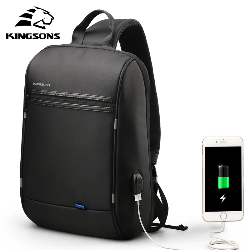 DHgate.com:Kingsons 13.3 Anti-Theft Sling Chest Bag with USB