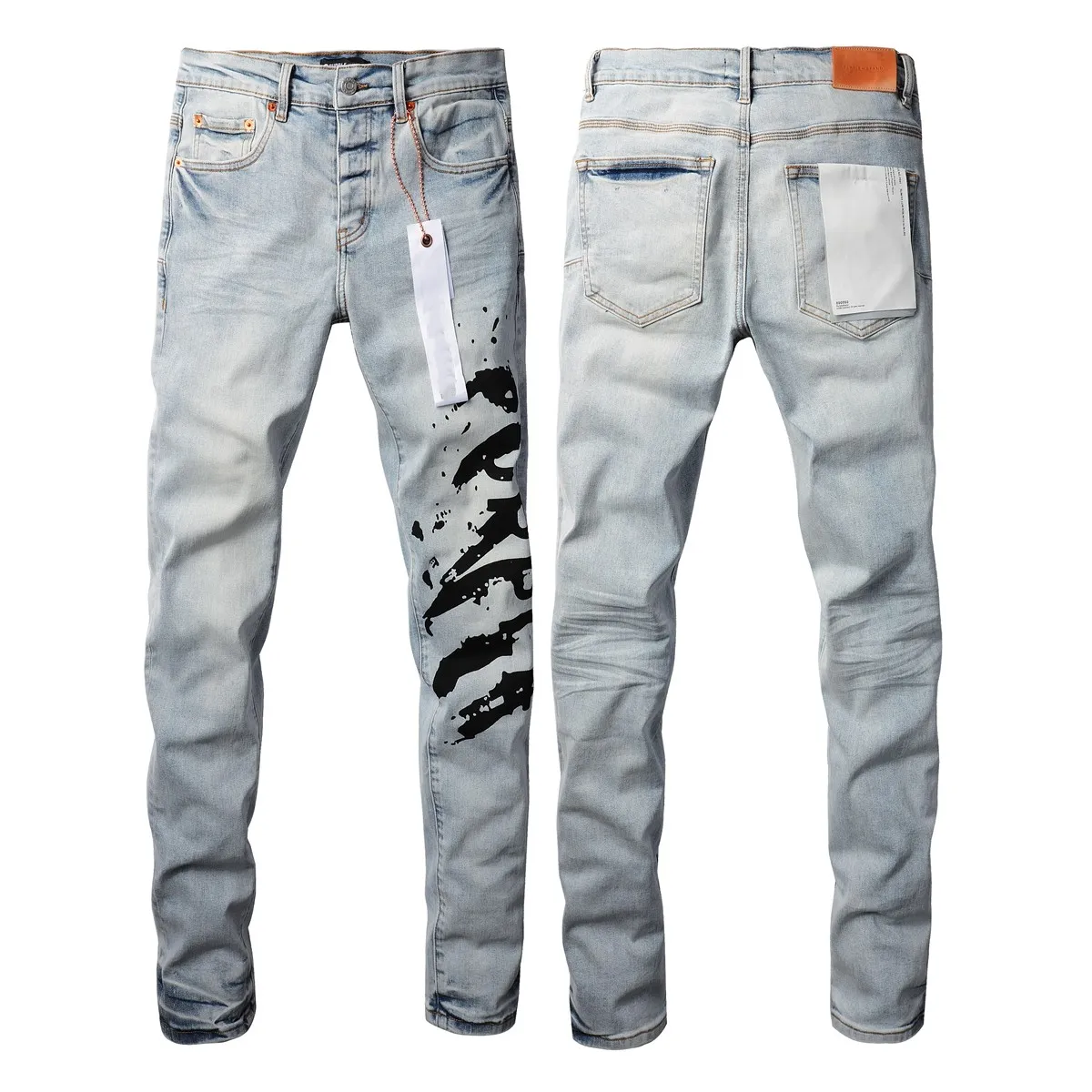 Purple Designer Mike Amiri Jeans For Men And Women  From