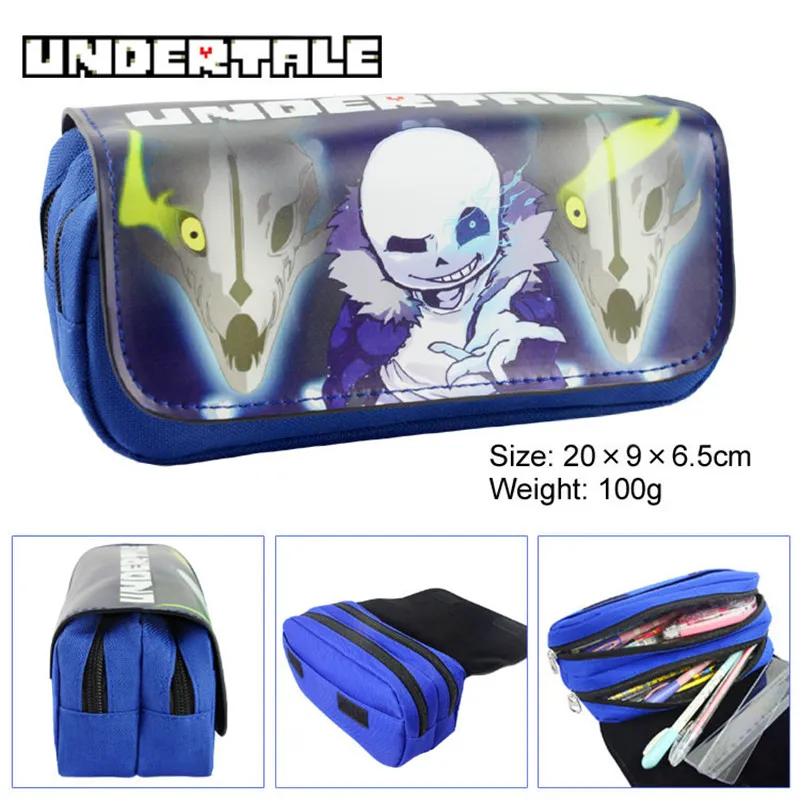 FEIDIAO Undertale Stiftetasche - Coole Motivtasche Für Stifte & Kosmetik