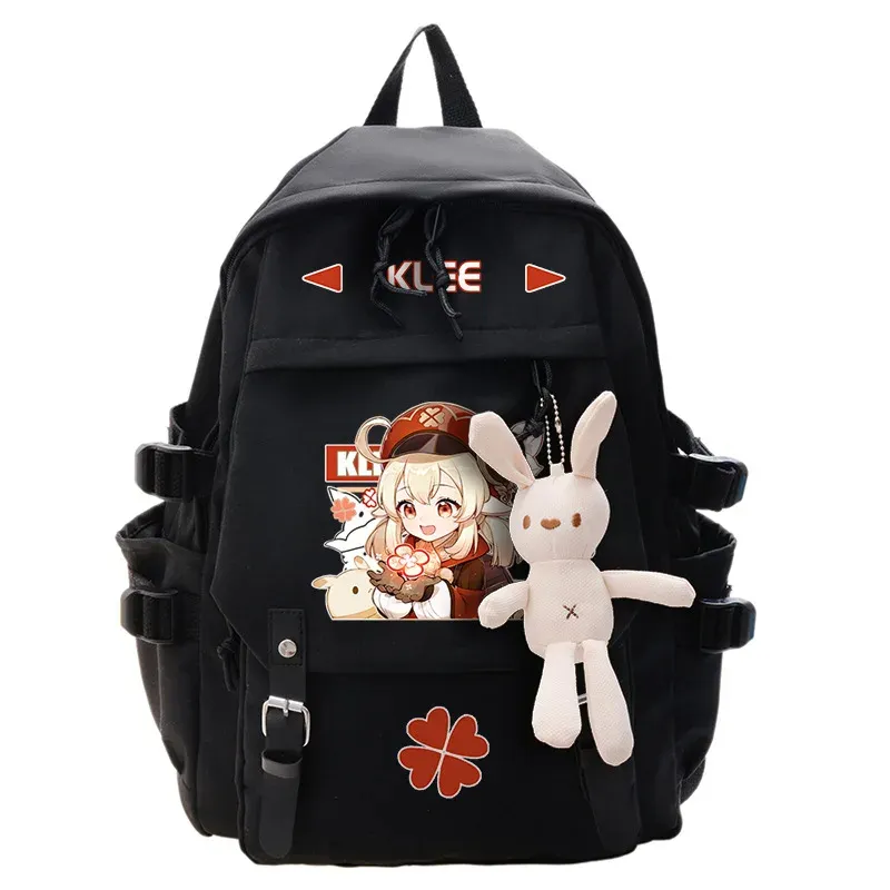 ALORVE Backpack Cute Anime Student Schoolbag Cartoon Casual Travel Bag