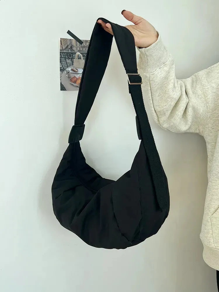 Fluffy Canvas Crossbody Bag for Women: Stylish and Spacious Hobo ...
