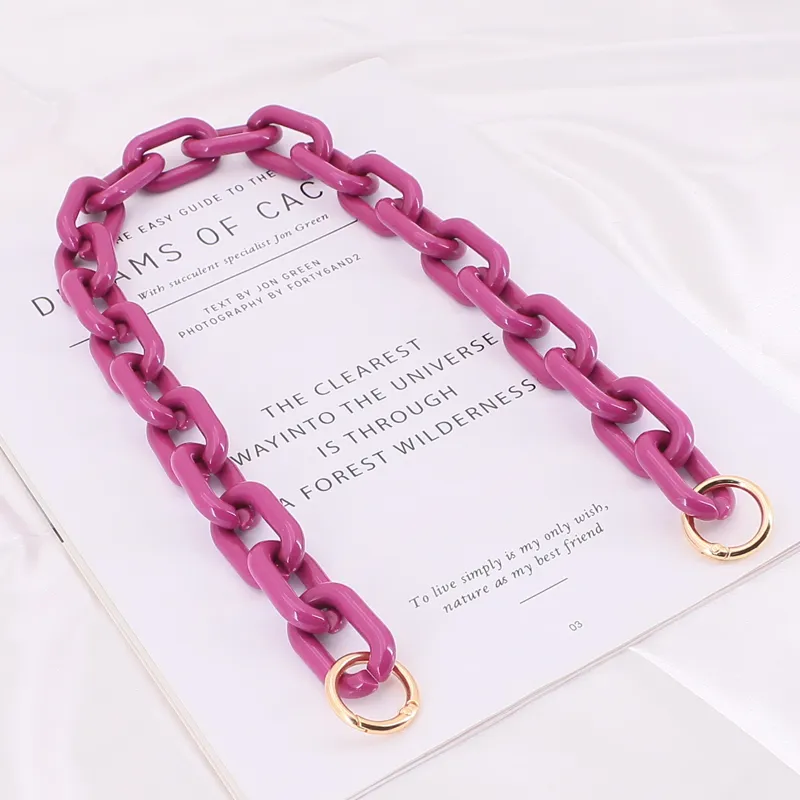 Save Big on Bulk Acrylic Chain Bag Strap DIY Chunky Acrylic Chain Strap For  Handbag Bags Candy Color Shoulder Strap 30cm 130cm Acrylic Handbag