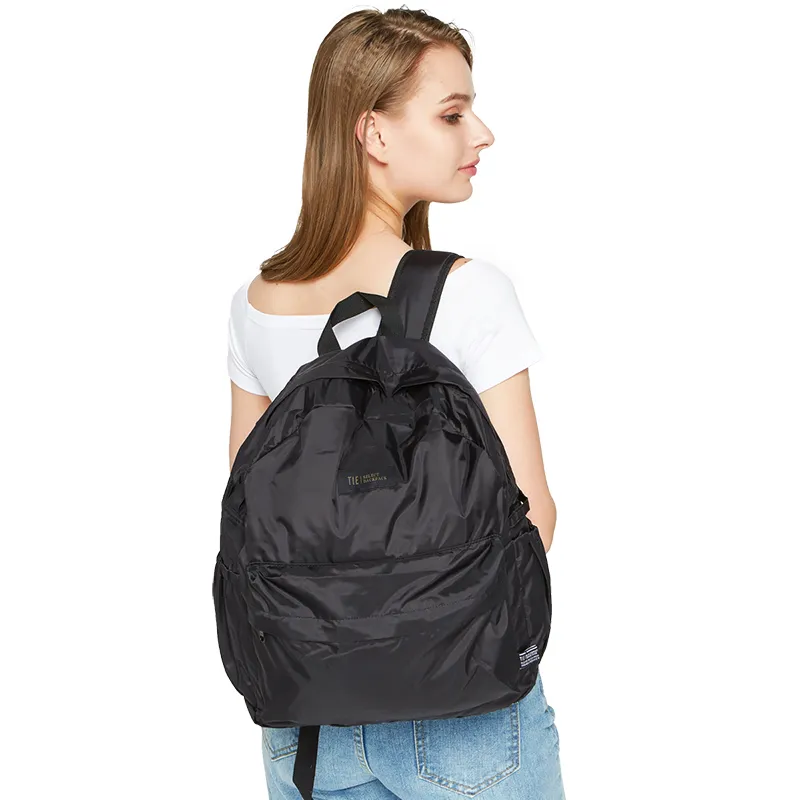 Women\'s Black 4 Small Nylon Backpack Trendy Purse Lightweight Shoulder Bag JeashCHAT Trendy Backpack Purse for Women and Ladies  main image 4