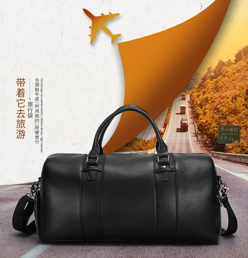 Cuero leather duffle bag hotsell
