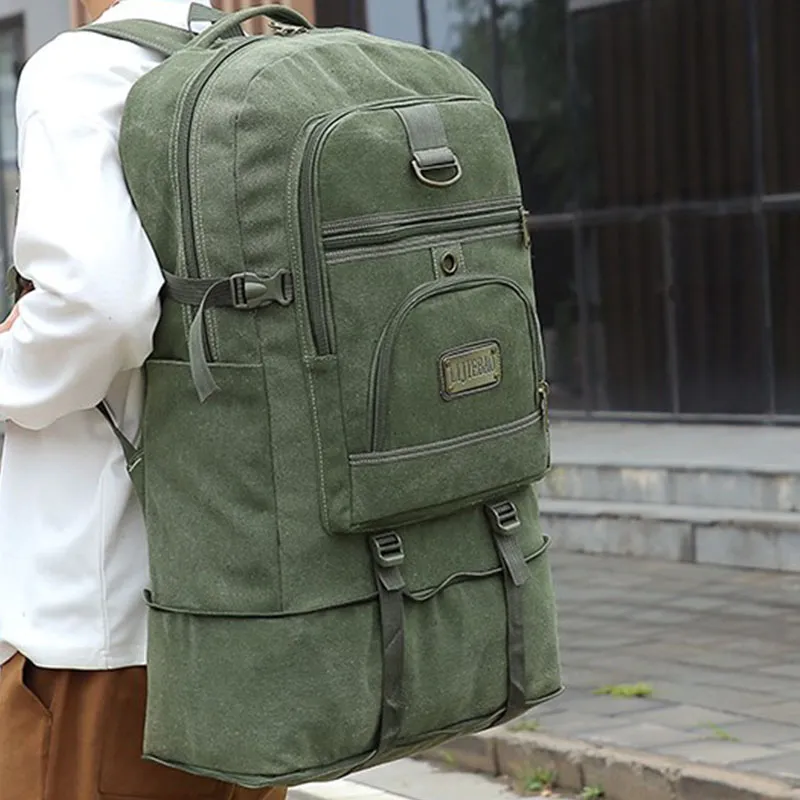 60 liter backpack travel cover Discovery 60L in Yellow Whether its a day hike or a weekend camping trip Custom Embroidery Travel Backpack Safe