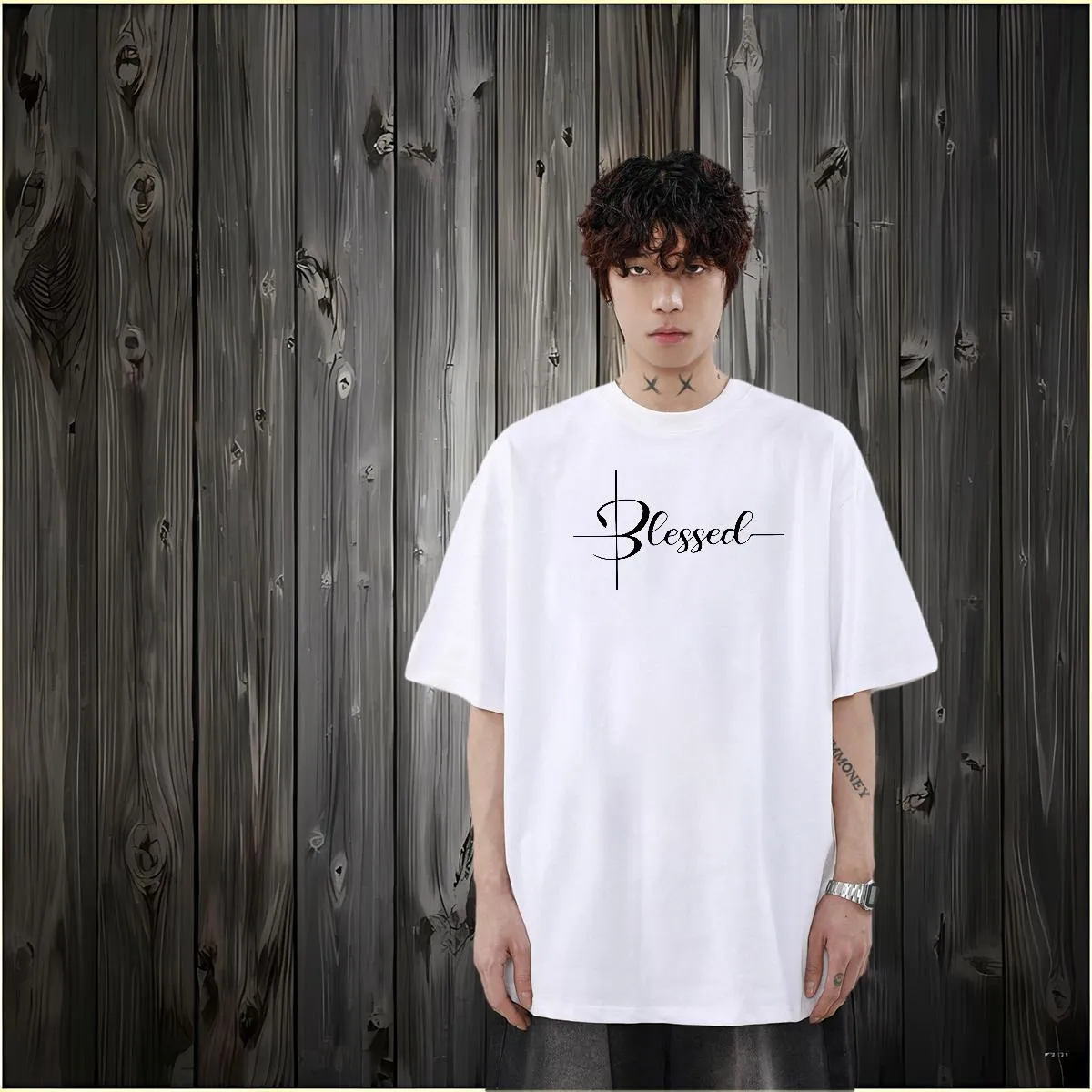 2024 Mens Streetwear T-Shirt: Comfy Crew Neck, 100% Cotton