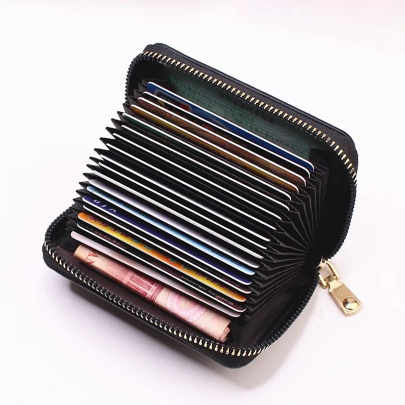 ☆LEMASQUE☆ Palette Zipper Coin Business Card Holder Black DHgate.com:Premium Leather Business Card Holder Wallet