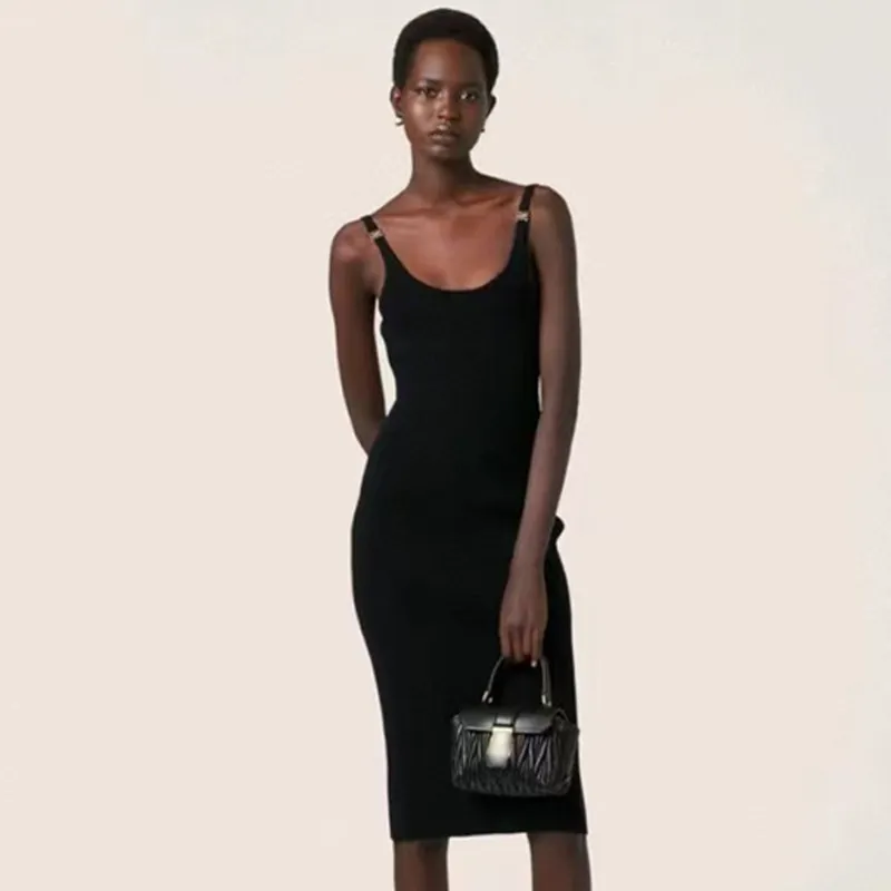 knee length dresses for ladies Venus Casual Tank Dress | Black main image 1