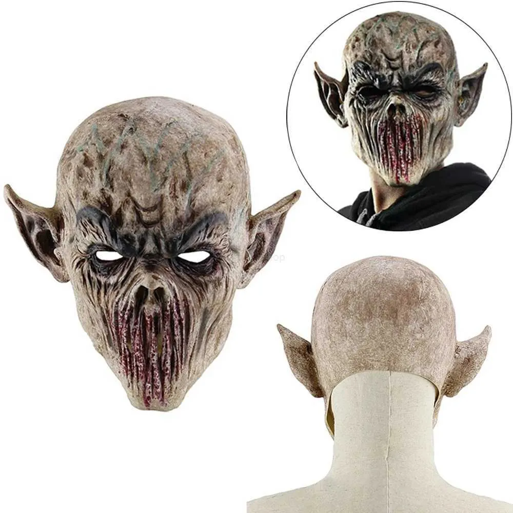 Creepy Alien Killer Fork Monster Mask - Zombie Devil Biochemical