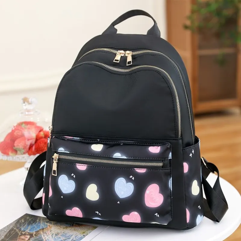 Baseball School Backpack For Teens - 17 Inch Cool Fire & Water Design, Water Resistant, Bookbag For Boys & Girls