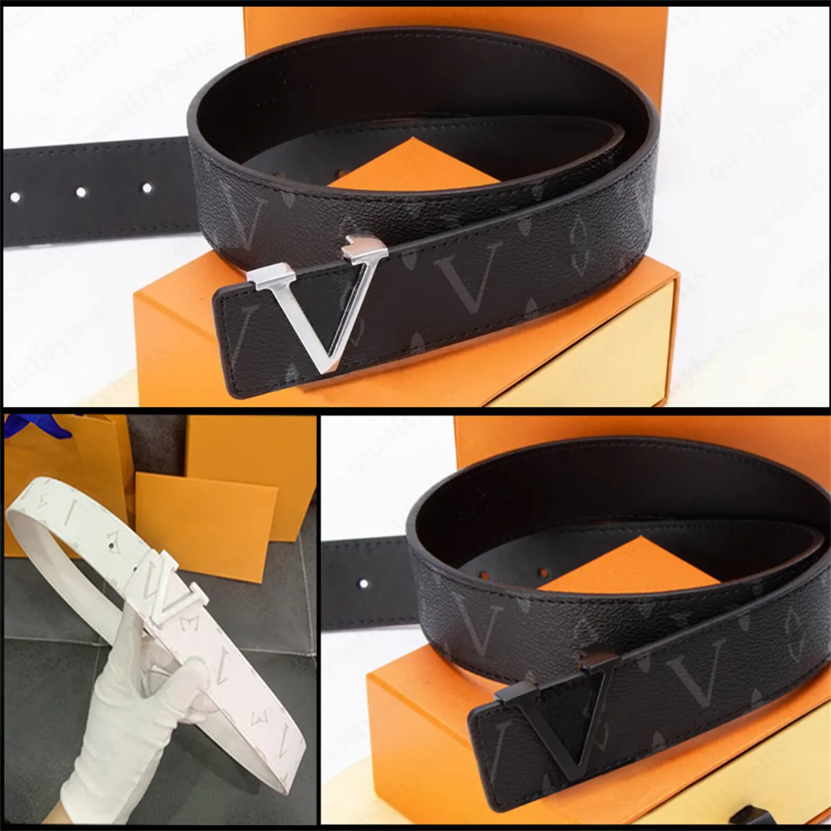 Designer belt for men and women genuine cowskin leather with smooth ...