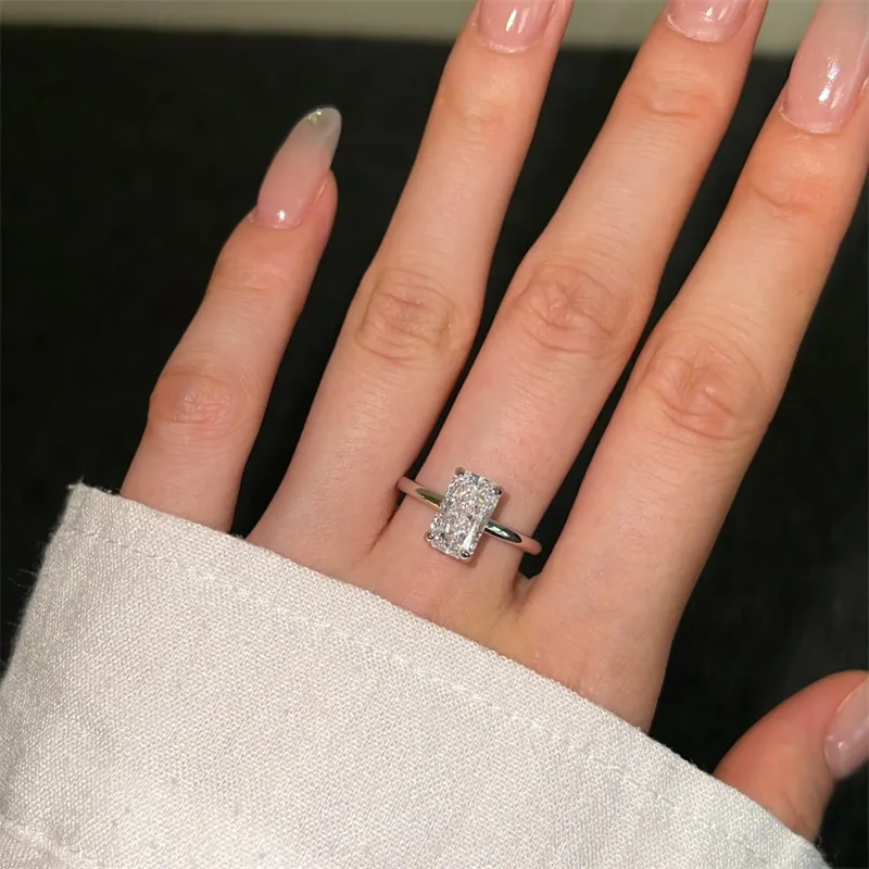 Designer Water Drop Diamond Ring Protect For Women S925