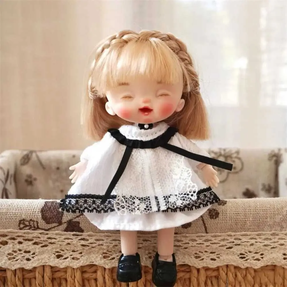 Adjustable 14CM Obitsu Corn Husk Dolls With Movable Joints