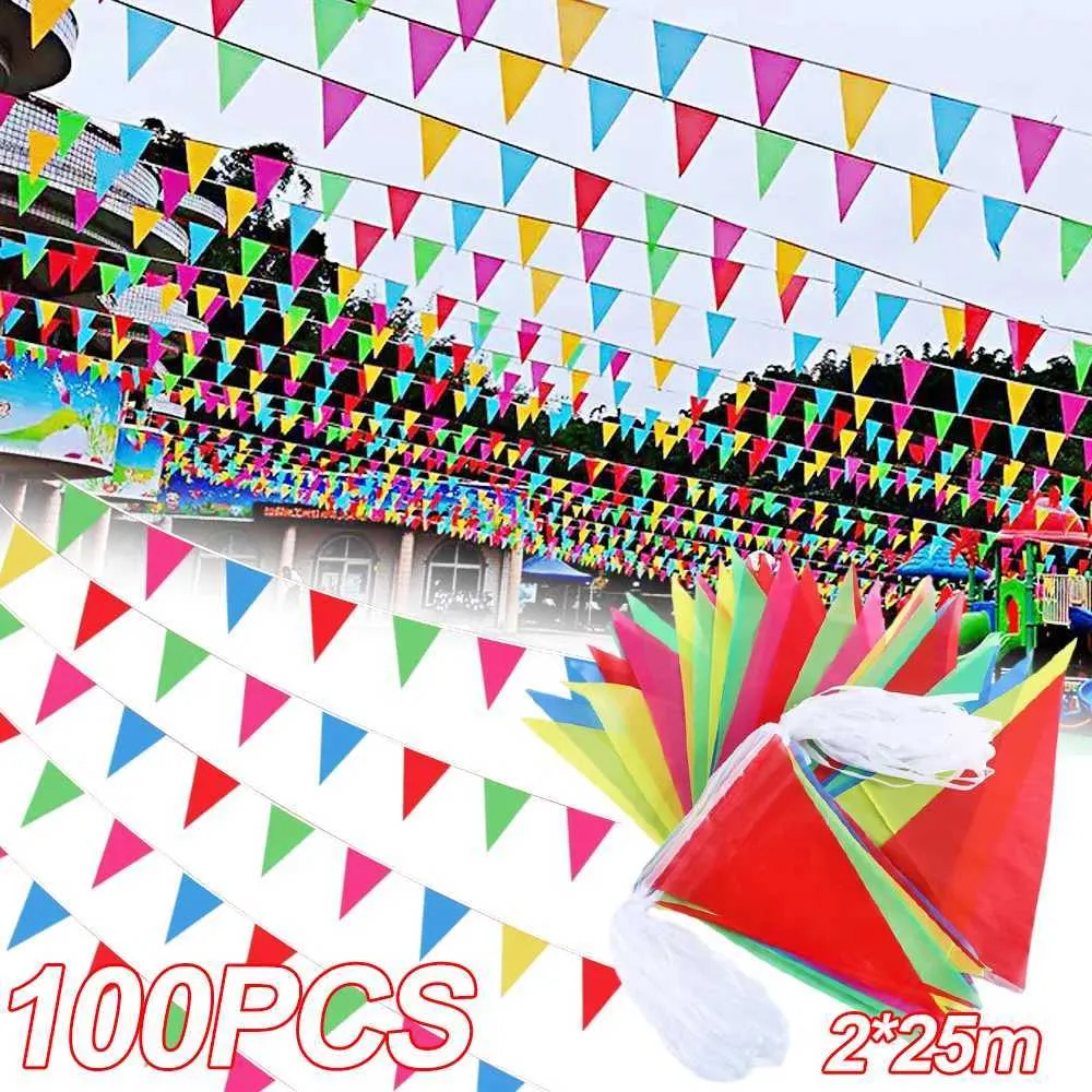 Triangle Flag Customize Triangle Decorations 300M Multicolored Triangle Flags... From Thousand ...
