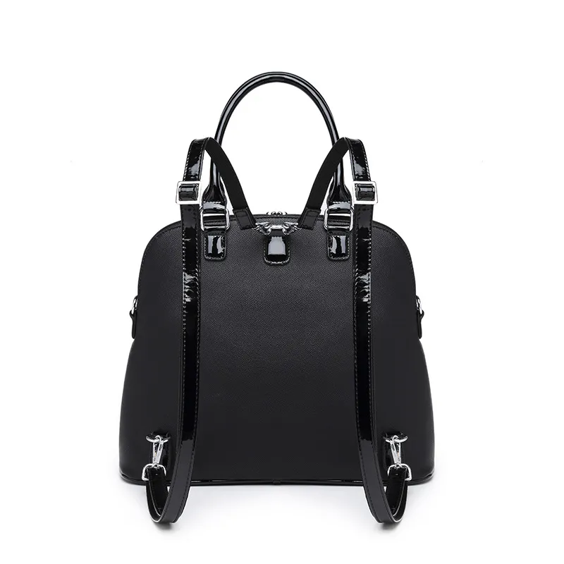 Leather Patchwork Embroidery Backpack For Women ... From  display picture 2