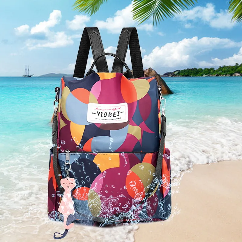 Fashionable, colorful backpack Amazon.com: ANFUMAN Small Backpacks Purse for Women Mini  main image 3