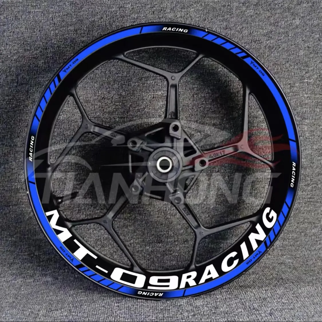 Premium 17-Inch Motorcycle Rim Stickers: Reflective Decal Full Set ...