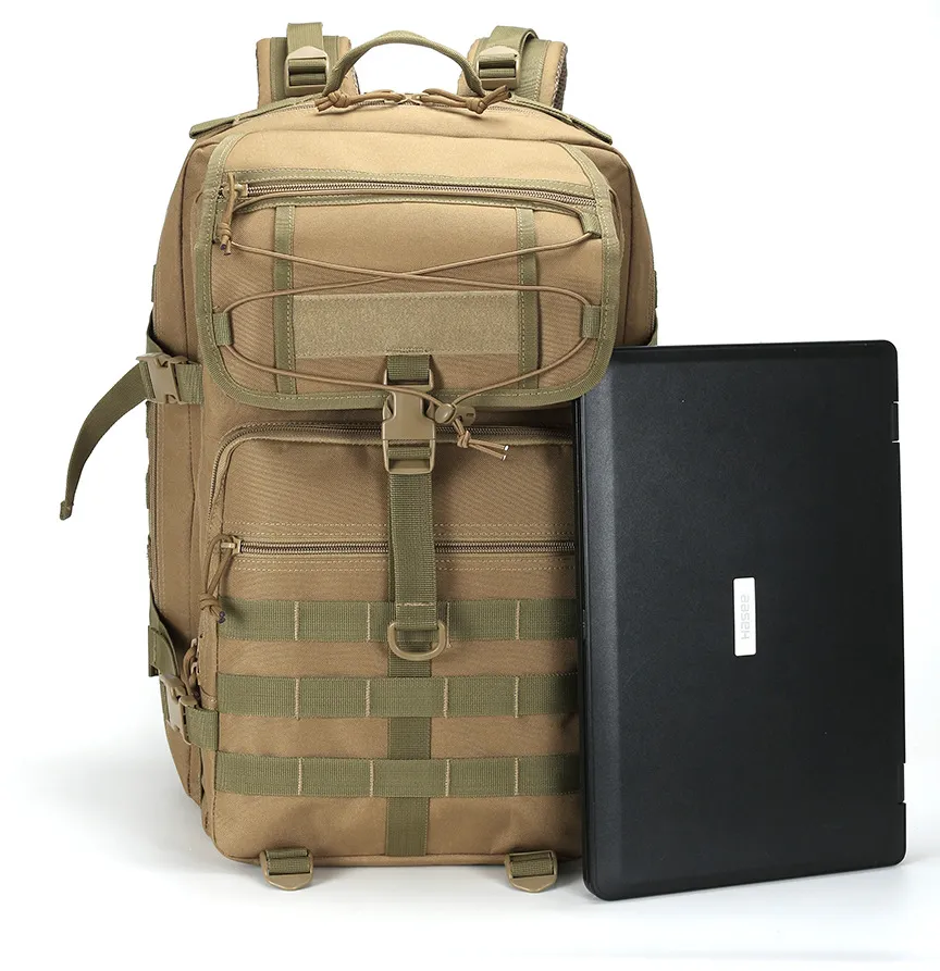 Man Pack Rucksack Army Men's 45L Army Military Tactical travel backpack...