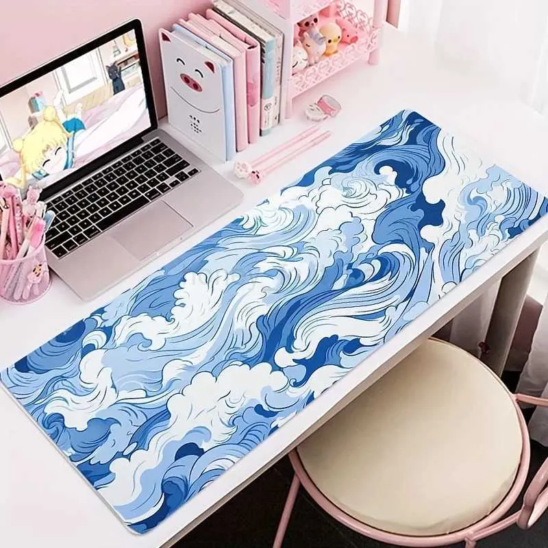 Kawaii Bear XL Gaming Mouse Pad & Desk Mat - 31.5x11.8 In, Aesthetic B - View #6