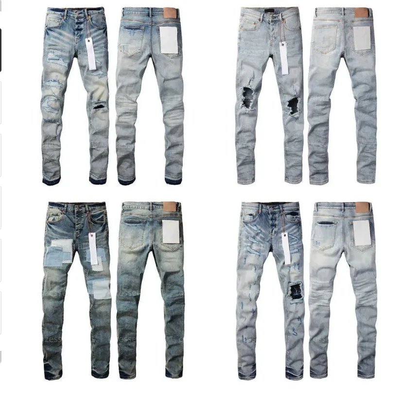 Designer Mens Skinny Black Denim Stretch Cargo Trousers