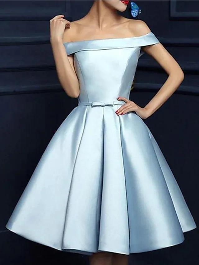 sachin and babi light blue dress Elegant Short Light Blue Homecoming Dresses With... From 44,33 €
