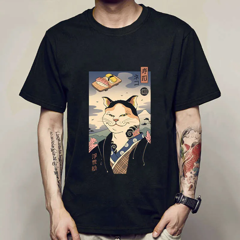 Men Women Japanese Anime T-Shirt Y2K Harajuku Graphic Tee