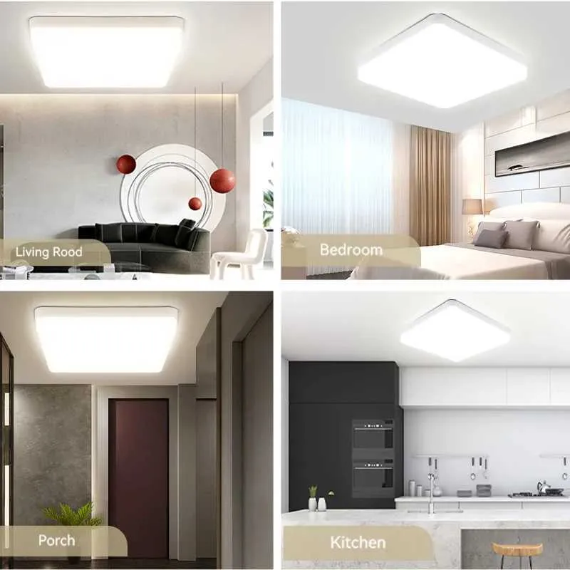 LED Ceiling Lamp Kitchen Panel Modern Ceiling Lamps Lustre Room Hanging