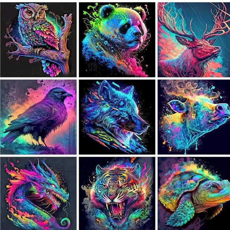 2026 GATYZTORY Paint By Numbers Kit Acrylic Paint On Canvas Colorful ...