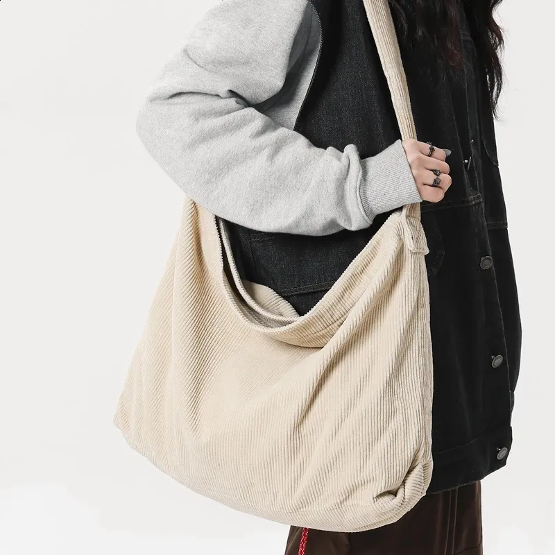 ★TOUT Y EST★ Casually boxy shopper bag 53 classic corduroy DHgate.com:2024Oversized Soft Corduroy Tote Bag, Unisex