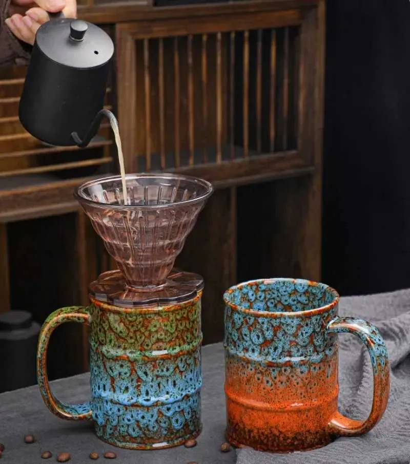 Creative Oil Drum Tea Cup 20 Oz Ceramic Coffee Mug Porcelain Handgrip  Dishwasher Microwave Safe from Dhgate Wine Glasses - price 23.01