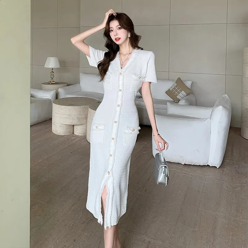 white christmas dresses Harajuku Korean Fashion V Neck Long Sleeve Cable Knit Mini Dress (Blac –  The Kawaii Factory