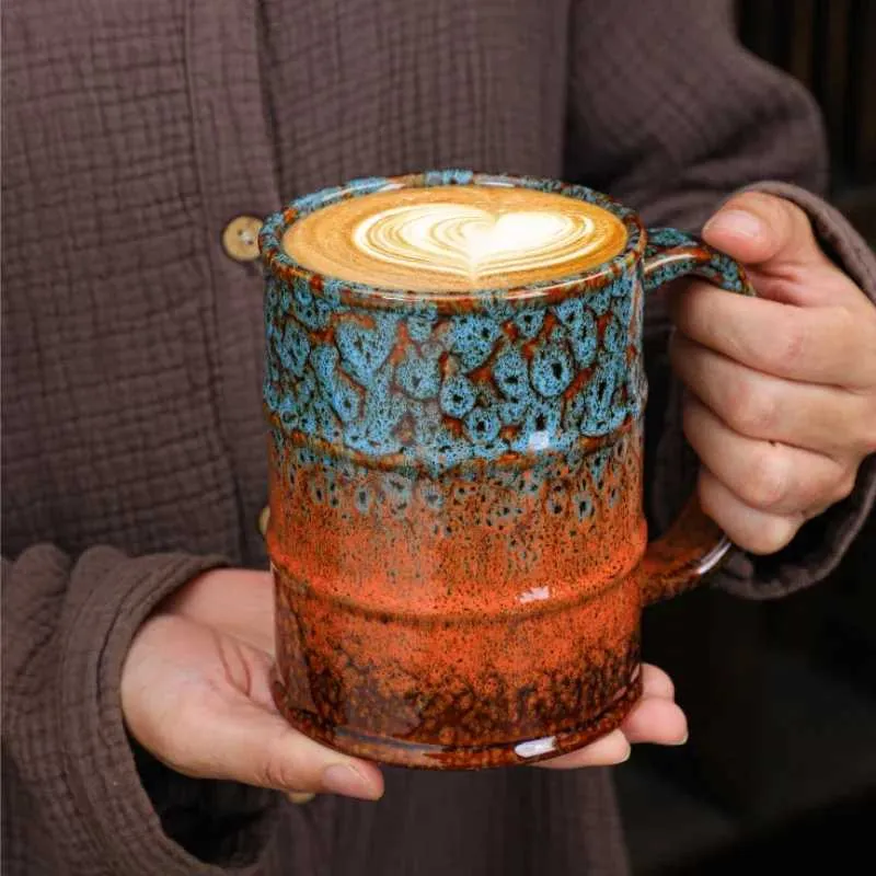Creative Oil Drum Tea Cup 20 Oz Ceramic Coffee Mug Porcelain Handgrip  Dishwasher Microwave Safe from Dhgate Wine Glasses - price 23.01