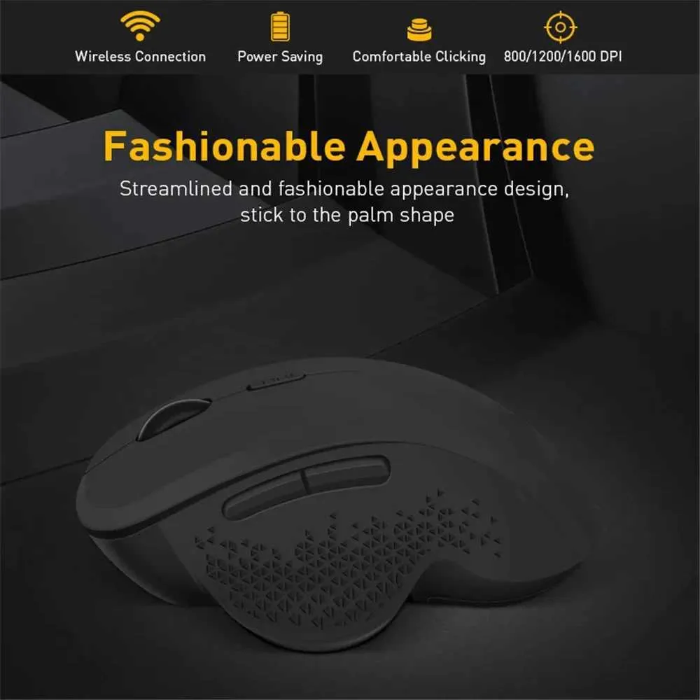 LaptopCL24O720 Wireless Mouse Ergonomic 6 Button... From Casual_love_l ...