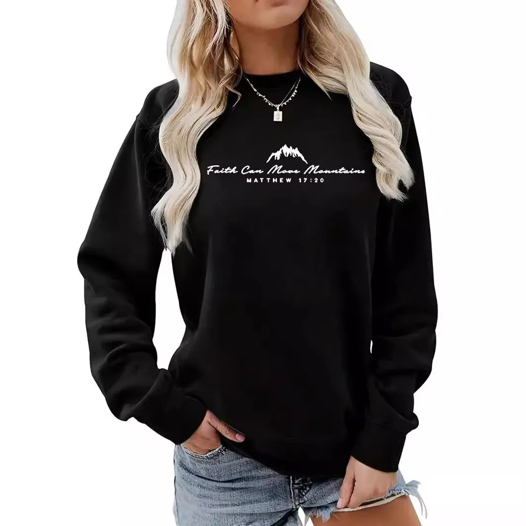 Printed O-Neck Long Sleeve Plus Velvet Sweatshirt Printed O-Neck Long Sleeve Plus Velvet Sweatshirt