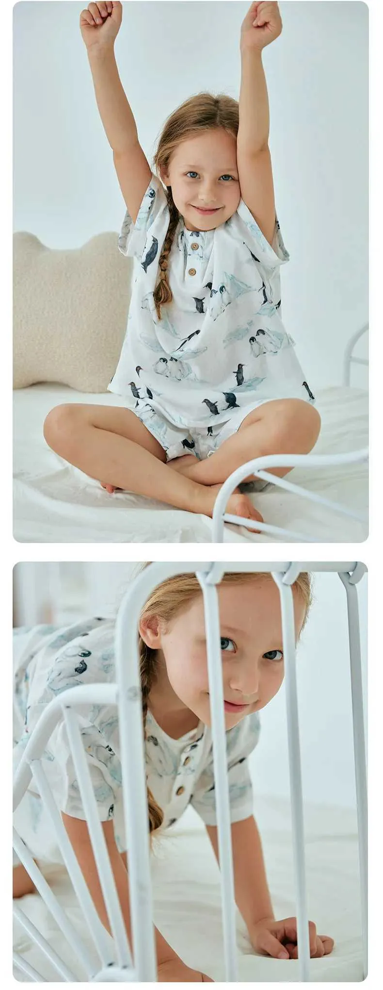 MLPJS_⑅﻿ DHgate.com:Summer Kids Cartoon Pajamas Set - Breathable