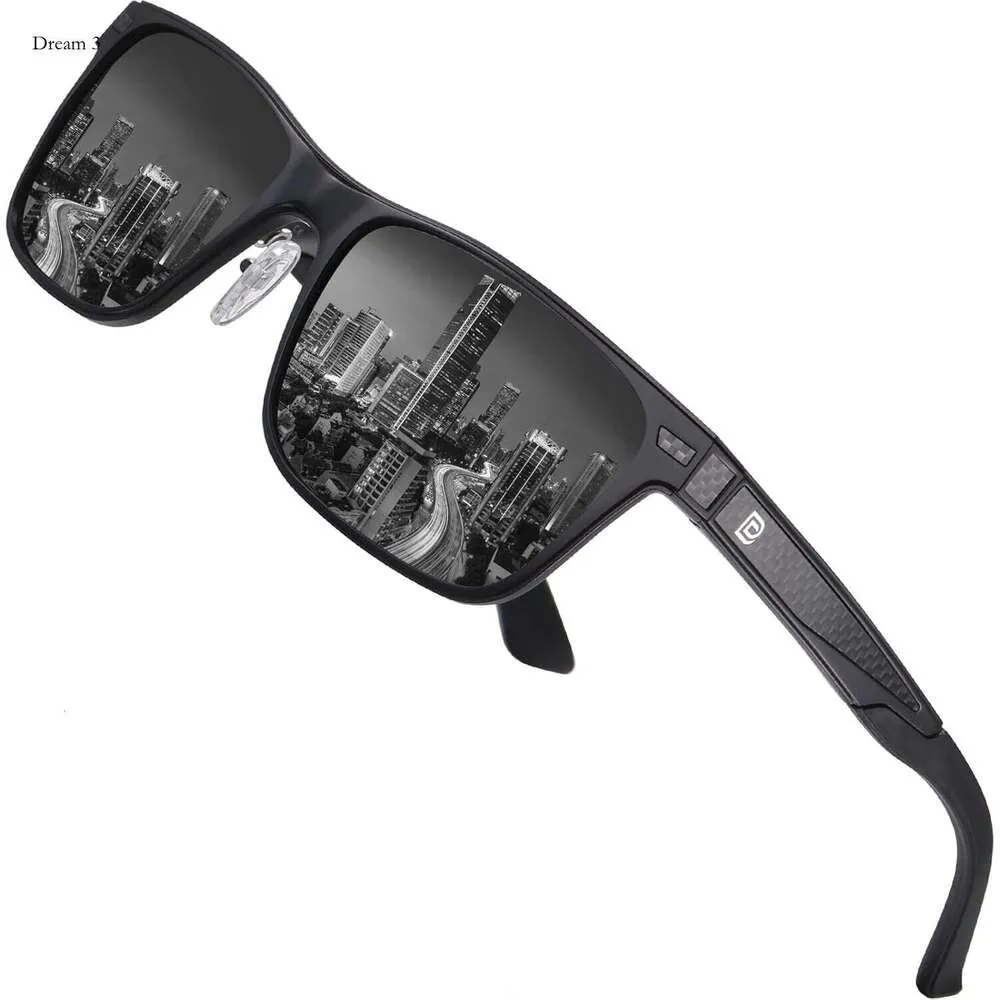 Men s Polarized Sunglasses Vintage Aluminum Frame Retro Sports Driving Shades UV Protection 8207