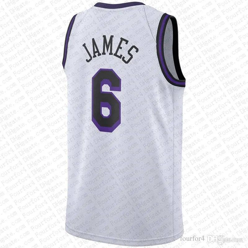23 Mens Youth James Bronny James Jr. Basketball Jersey Anthony 3 Davis Dalton Knecht Austin Reaves DAngelo Russell Kids 2023 2024 City Purple Yellow Black Retro Shirt