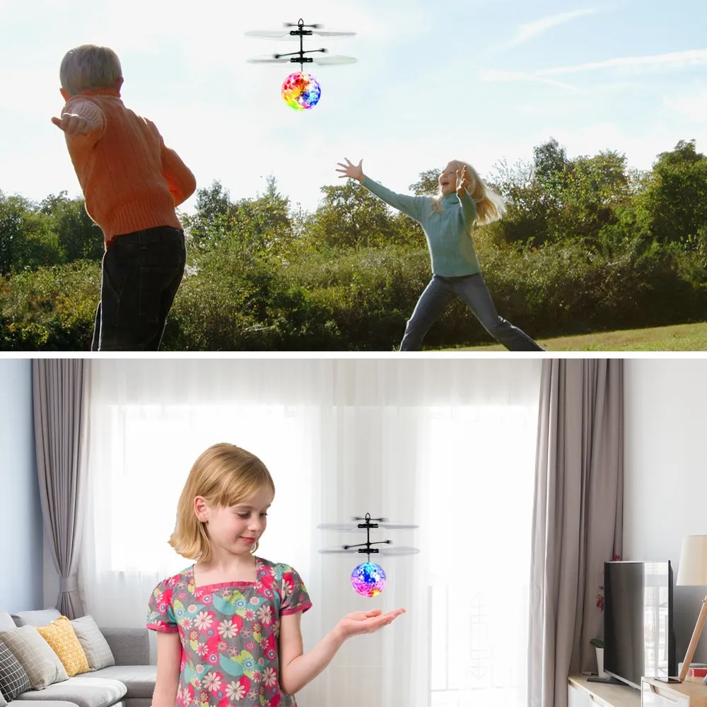 Sanwo Dreamcolor Lights Suspension Crystal Ball With Infrared Induction Gesture Control And Glowing Toys Perfect Gift For Kids With Sensor Aircraft From Wycsnkds 20.2 DHgate.Com
