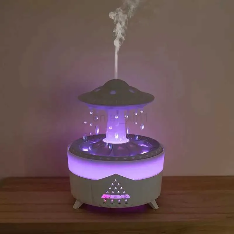 加湿器　ディフューザー　アロマ　乾燥　UFO UrbanOutfitters ウォータードロップデザインを備えたUFO加湿器 USB搭載エア加湿