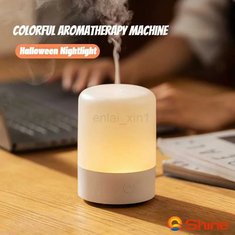 Mini Essential Oil Humidifier Diffuser - Aromatherapy & LED Night Light ...