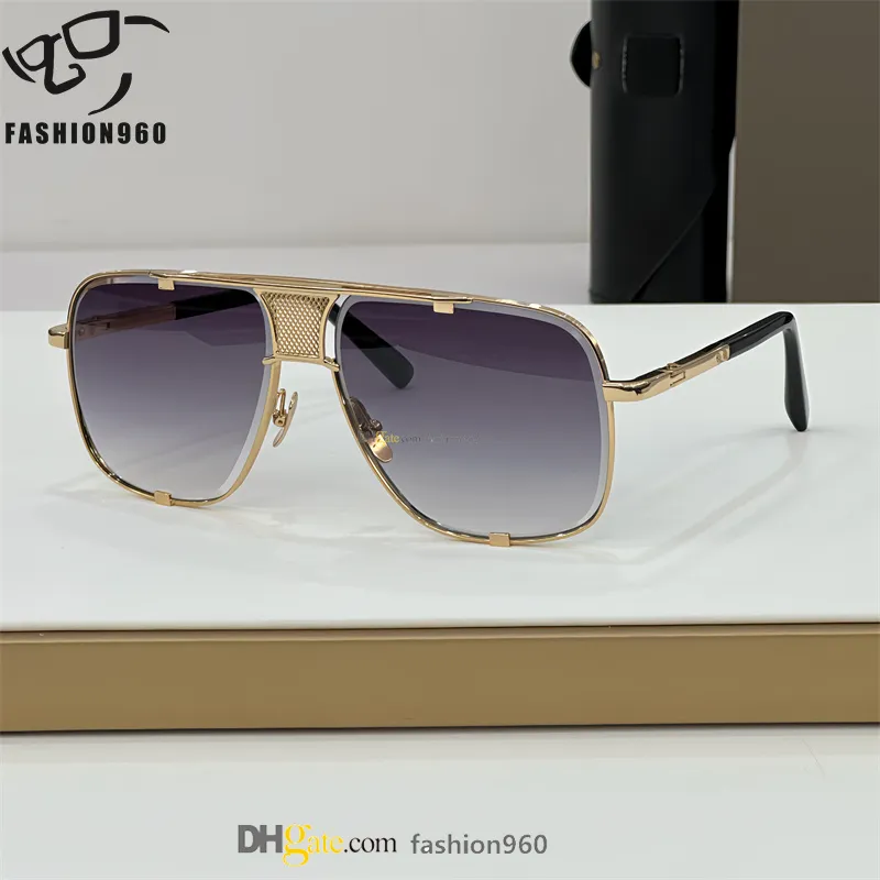 MACH Metal Oversized Polarized Rectangle Sunglasses UV400  display picture 1