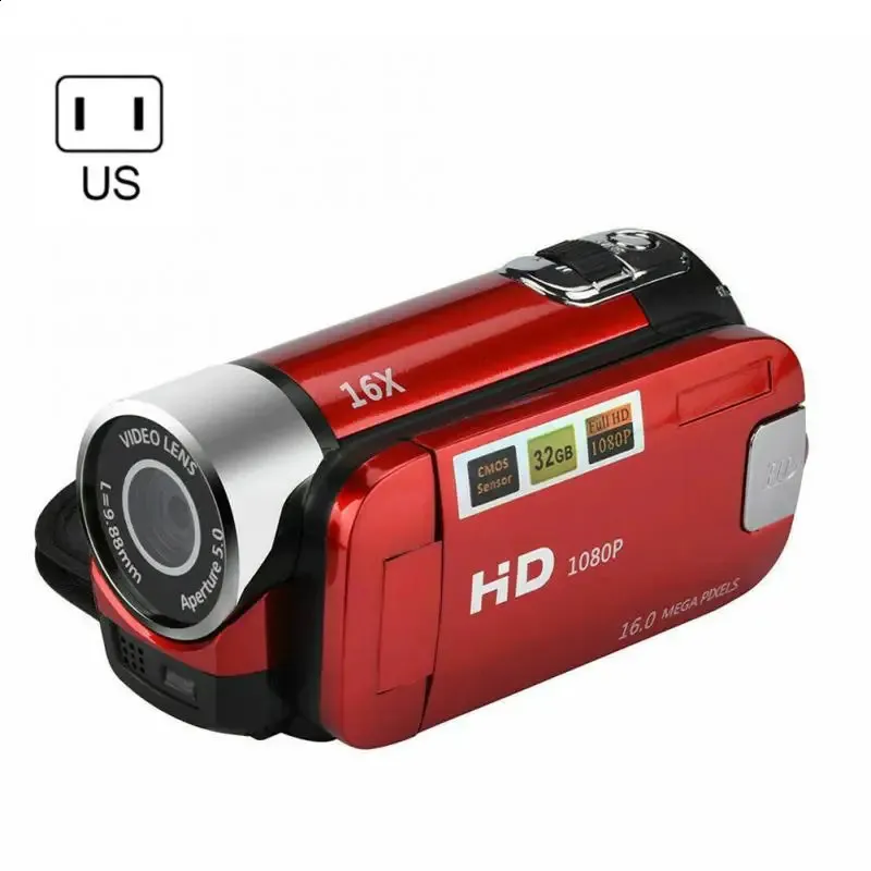 Vlog Camera 1080P Full HD 16 Million Pixels DV Camcorder Digital Video Camera 16X Digital Zoom Camera Support For Night Shooting 240731
