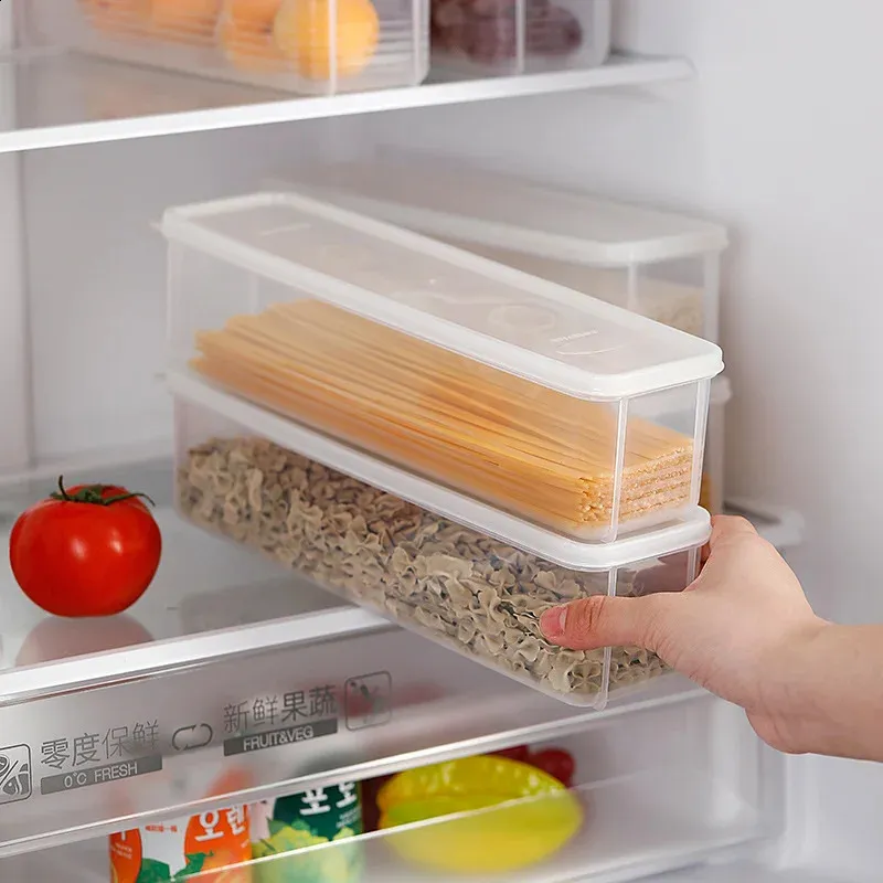 Airtight Cereal Containers & Pasta Box - Premium Kitchen Food Storage ...