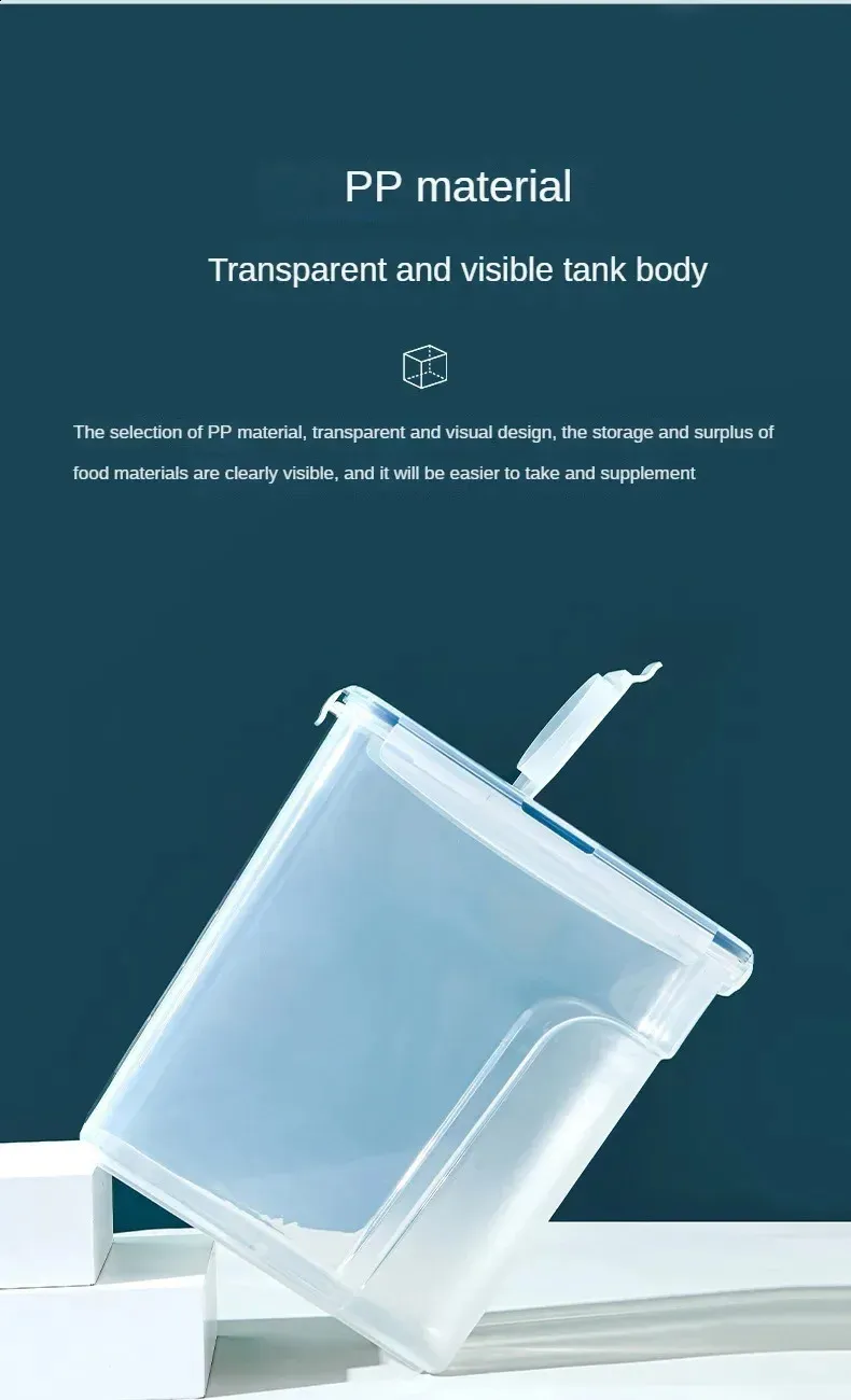 240802 Airtight Food Storage Containers 2.5/4L Moistureproof, Insect ...