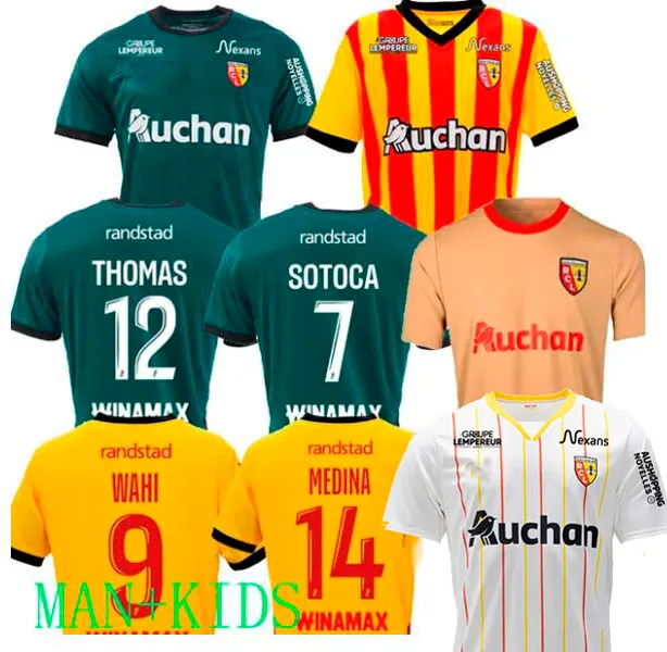 Maillot RC Lens 23 24 25 Saint Barbe Special Kakuta Fulgini Diouf Spierings Ganago Sotoca Wahi 9
