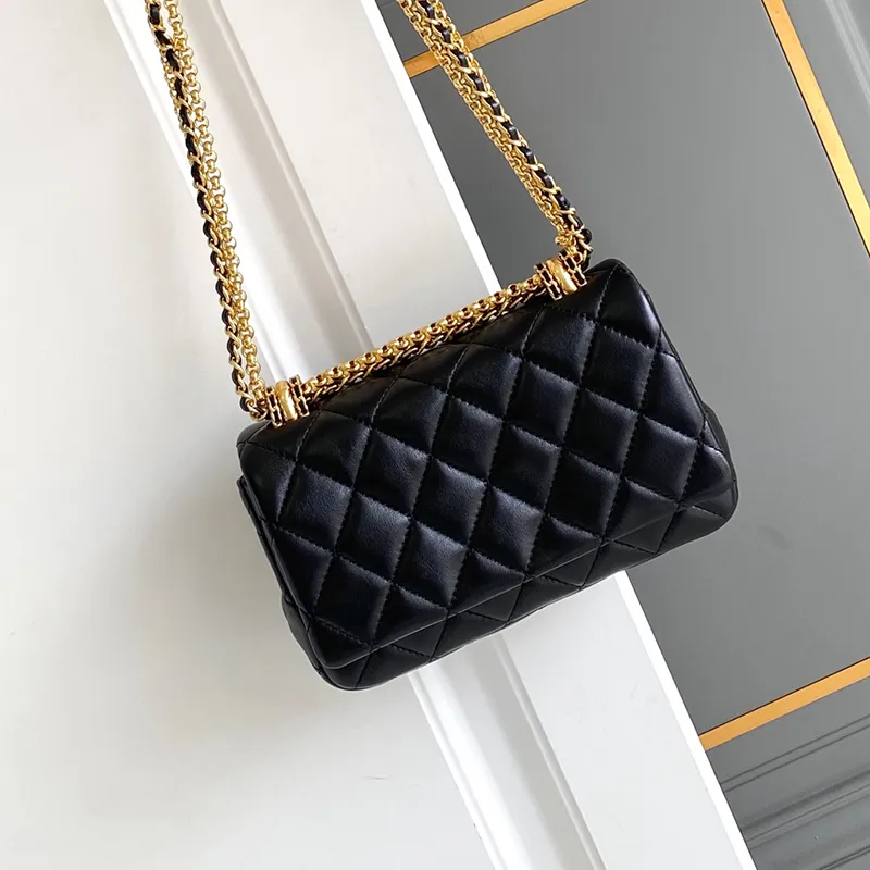 Top Quality Sheepskin Designer Chain Bally Shoulder Bag For